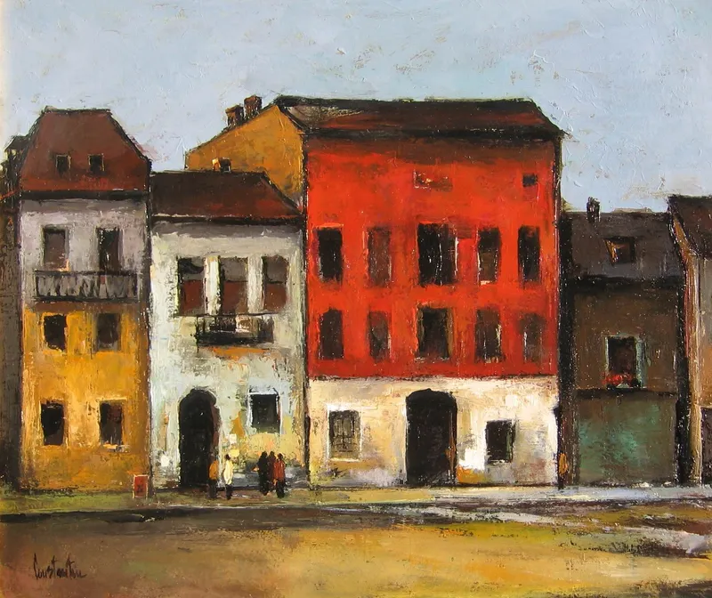 The red house — artwork by Andrei Constantin