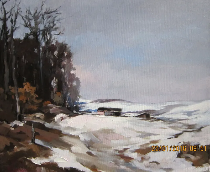 The edge of winter — artwork by Andrei Constantin