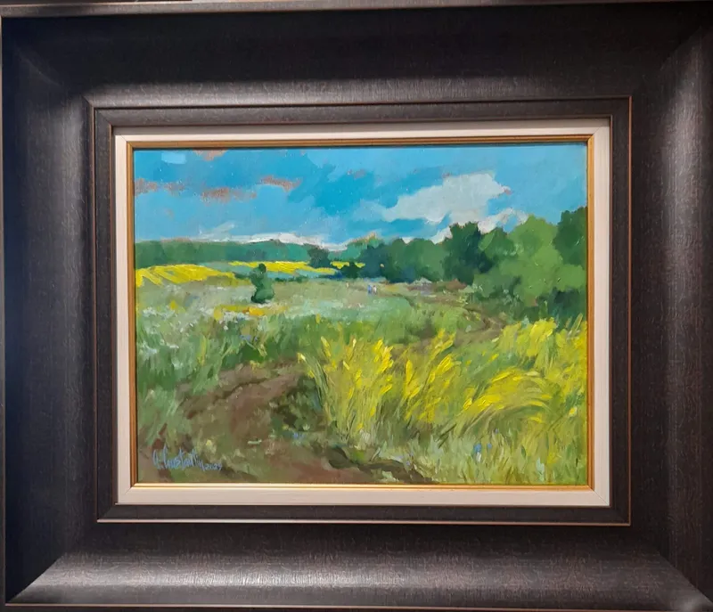 A sunlit field — artwork by Andrei Constantin