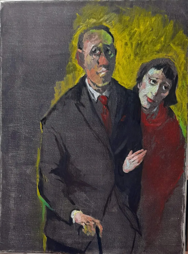 A double portrait — artwork by Andrei Constantin