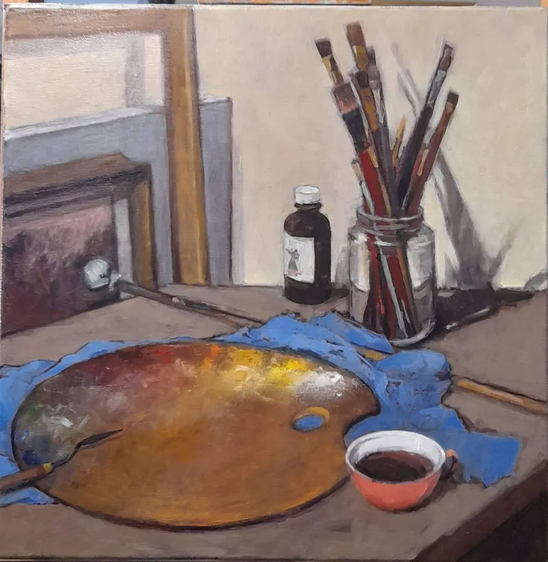 The painter’s palette — artwork by Andrei Constantin
