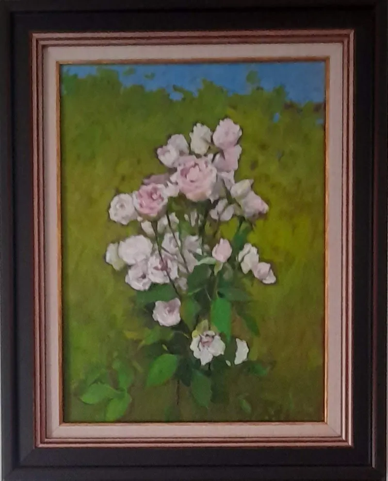 A flowering branch — artwork by Andrei Constantin