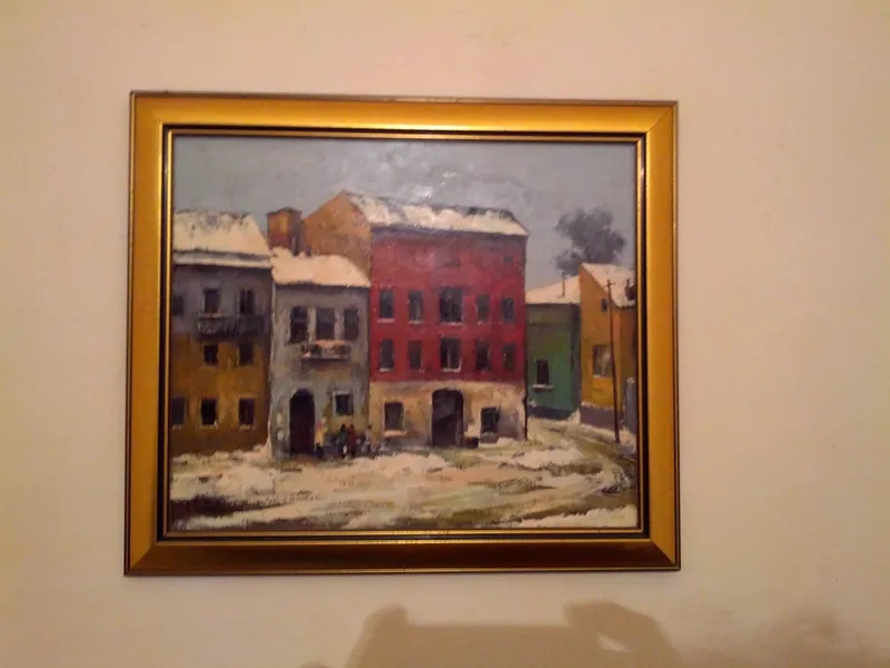 Town square, framed view — artwork by Andrei Constantin